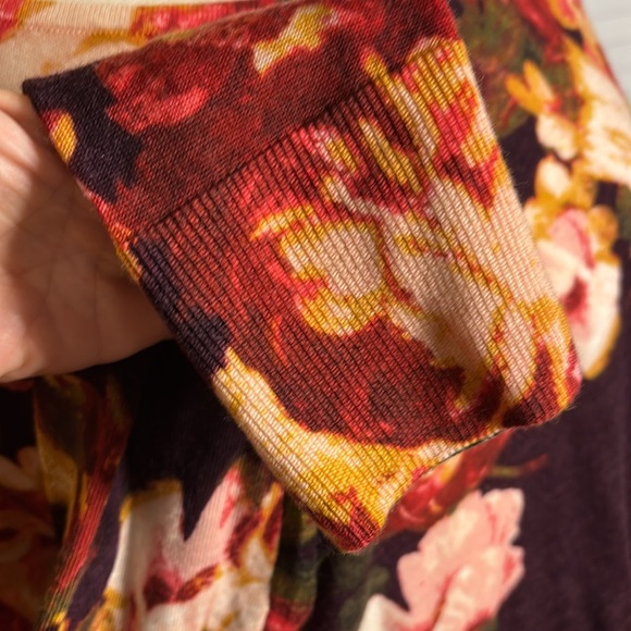 Talbots Floral Merino Wool Sweater EUC - Picture 4 of 7